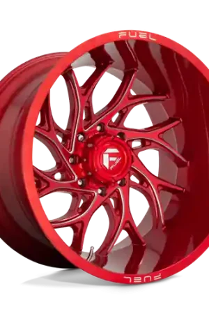 Fuel 1PC D742 RUNNER 8X170 20X9 +1 CANDY RED MILLED Discount