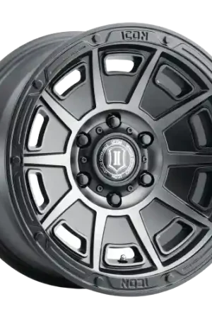 Icon Alloys VICTORY 5x114.3 17x8.5+0 SMK Satin Black Secure Checkout