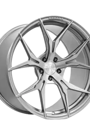 Rohana RFX5 5x120 22x11.5+28 Brushed Titanium Hot Deal