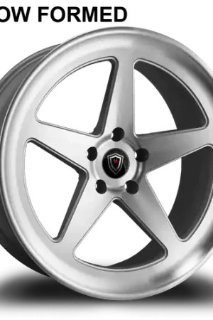 MARQUEE WHEELS M9535 5x120 20x10.5+35 SILVER / MACHINED Limited Offer