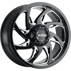 Factory Price Ultra 230BM Villain 8X180 20x9 +01 Gloss Black w/Milled Accents