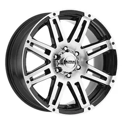 Ultra 226U Machine 5x139.7 16x8 +10 Gloss Black w/Machined Face Fast Shipping