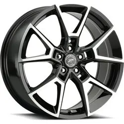 Platinum 462U Matrix 5x114.3 17x8 +40 Gloss Black w/Diamond Cut Face Price Drop