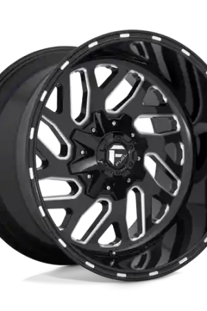 Fuel 1PC D581 TRITON 6X135/6X139.7 17X9 -12 GLOSS BLACK MILLED Professional Grade