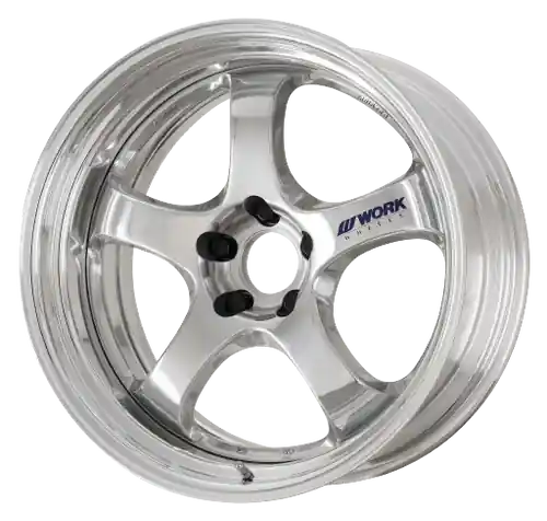 Top Pick Work Meister S1R 5x115 17x8.5+12 O Disk Bright Buff Finish