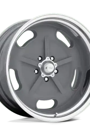 Reduced Price American Racing Vintage VN470 SALT FLAT 5X114.3 15X14 -89 MAG GRAY W/ CENTER POLISHED BARREL