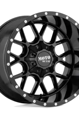 Moto Metal MO986 SIEGE 5X127/5X139.7 22X12 -44 GLOSS BLACK Bargain