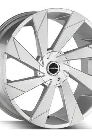 Strada Moto Blank 22x9 +18 Brushed Face Silver Sale
