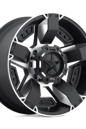 XD XD811 ROCKSTAR II 5X114.3/5X127 17X9 -12 MATTE BLACK MACHINED Warranty Included