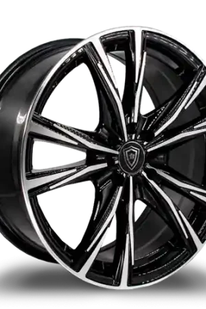 Genuine WHITE DIAMOND W2750 4x100/4x114.3 18x8+35 BLACK / MACHINED