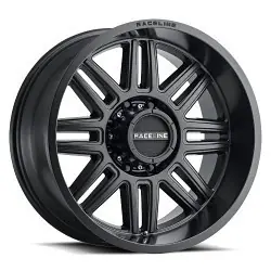 Crafted Raceline 948B Split 5x127 17x8.5 0 Satin Black
