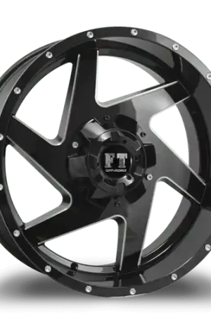 Hot Picks FULL THROTTLE FT6052 8x165 18x9-12 BLACK / MILLED