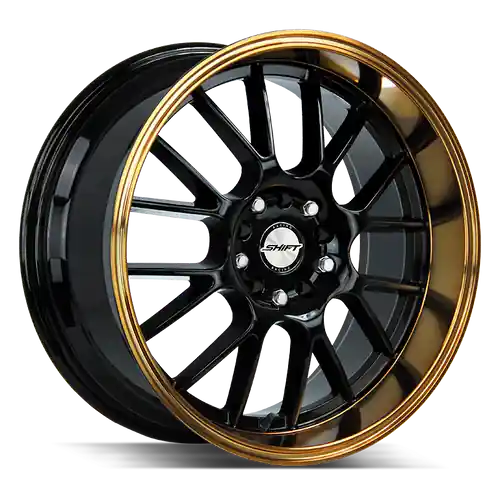 Shift Crank 5x100/5x114.3 17x7.5 +30 Black Bronze Lip Order Now
