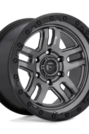Fuel 1PC D701 AMMO 5X150 20X9 +1 MATTE GUN METAL BLACK BEAD RING Grab Now