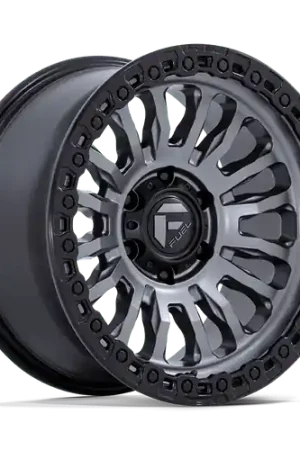 Fuel 1PC FC857 RINCON 8X170 18X9 +1 MATTE GUNMETAL WITH BLACK LIP Worldwide Shipping