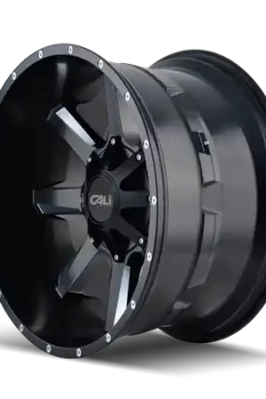 Cali Off-Road Busted 9100 8x170 22x12-44 Satin Black/Milled Spokes Top Pick