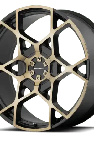 KMC KM695 CROSSHAIR 6X120/6X139.7 20X8.5 +15 SATIN BLACK W/ MACHINED FACE AND TINTED CLEAR Shop Now