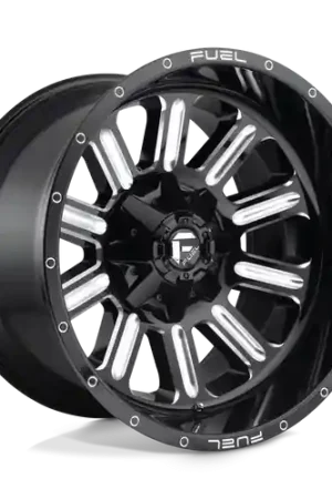 Fuel 1PC D620 HARDLINE 5X139.7/5X150 22X10 -18 GLOSS BLACK MILLED Markdown