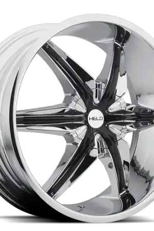 Save Now Helo HE866 5X120 22X9.5 +35 CHROME PLATED WITH GLOSS BLACK ACCENTS