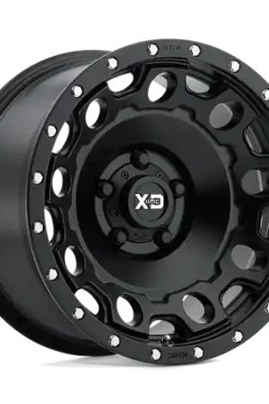 Modern XD XD129 HOLESHOT 6X139.7 17X9 -12 SATIN BLACK