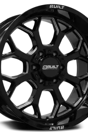 Genuine Axe BTO-1 6x135/6x139.7 22X12 -44 GLOSS BLACK MILLED