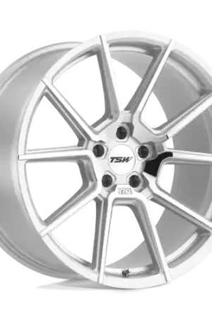 TSW CHRONO 5X120 19X10 +25 SILVER W/ MIRROR CUT FACE Big Sale