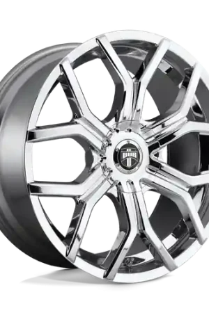 Hassle-Free Returns DUB 1PC S207 ROYALTY 6X135/6X139.7 22X9.5 +30 CHROME PLATED