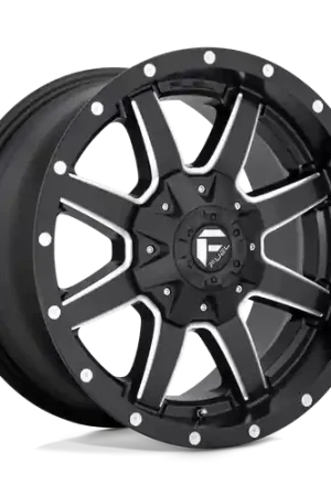 Price Cut Fuel 1PC D538 MAVERICK 6X135/6X139.7 24X14 -75 MATTE BLACK MILLED