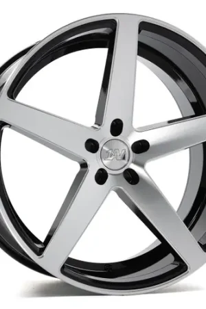 Axe ZX9 5x114 20X8.5+40 BLACK AND POLISHED FACE Order Now