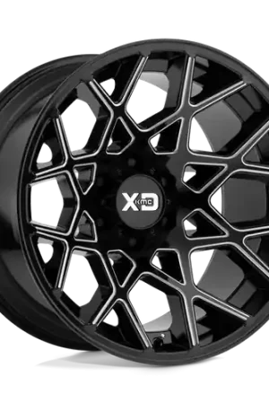 Professional Grade XD XD831 CHOPSTIX 6X139.7 20X12 -44 GLOSS BLACK MILLED
