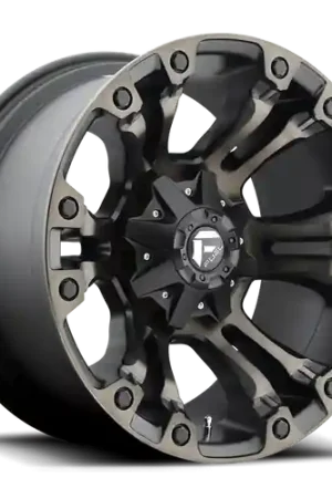 Fuel 1PC D569 VAPOR 8X180 20X9 +20 MATTE BLACK DOUBLE DARK TINT Worldwide Shipping