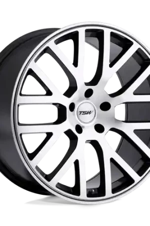 Premium TSW DONINGTON 5X100 19X8 +32 GUNMETAL MIRROR CUT FACE