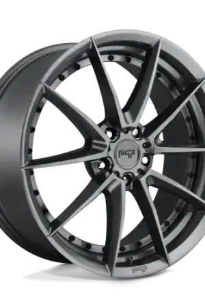 Niche 1PC M197 SECTOR 5X108 19X8.5 +40 GLOSS ANTHRACITE Cheap