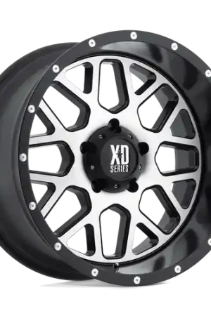 Original XD XD820 GRENADE 6X139.7 20X9 +0 SATIN BLACK MACHINED FACE