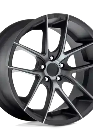 Niche 1PC M130 TARGA 5X114.3 20X8.5 +42 MATTE BLACK DOUBLE DARK TINT Special Offer