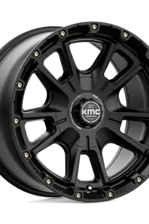 KMC KM100 SYNC 6X120/6X139.7 17X9 +18 SATIN BLACK Popular