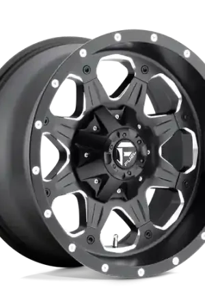 Limited Edition Fuel 1PC D534 BOOST 8X180 17X9 +20 MATTE BLACK MILLED