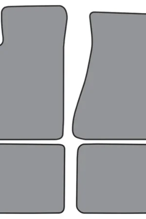 Crafted Floor Mats for 1985-1992 Pontiac Firebird Trans Am Molded 4pc (FM04F FM18R)