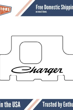 Trunk Floor Mat Cover for 1971-1974 Dodge Charger Hi-Definition Rubber, w/MB-050 Handmade