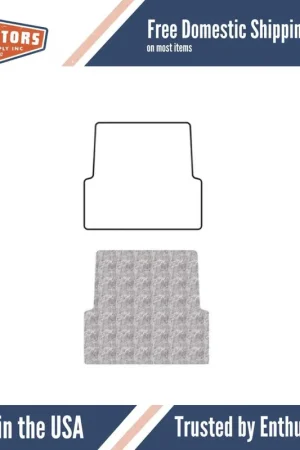 Best Seller Trunk Floor Mat Cover for 1955-1962 MG MG-A Ultra High Definition Rubber Smooth