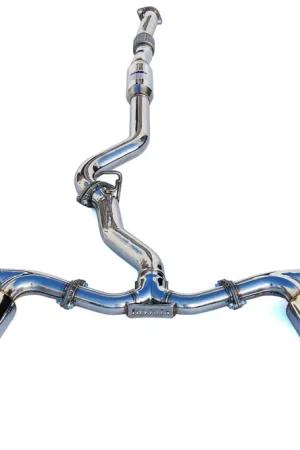 Invidia Gemini (R400) Quad Tip Exhaust (Black Tips) - 2015-2021 Subaru WRX / STI Markdown