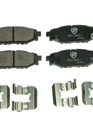 FactionFab V2 Rear Brake Pads - 2008-2021 Subaru WRX Professional Grade