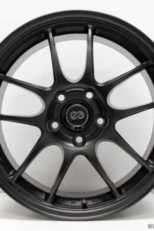 Luxury Enkei PF01 Black Wheels 18x9.5 +35mm 5x114.3 - 2015-2024 Subaru WRX / 2015-2021 STI / 2019-2024 Forester