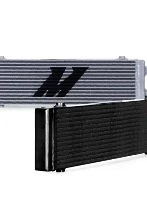 Editor’s Pick Mishimoto Universal Large Bar and Plate Dual Pass Black Oil Cooler