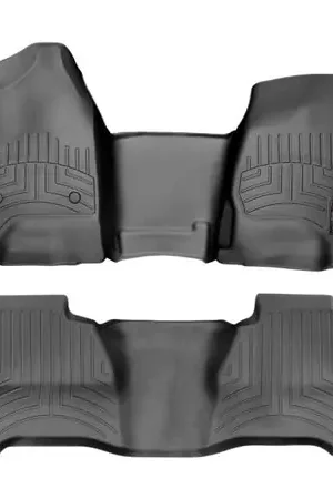 Worldwide Shipping WeatherTech 19+ Kia Forte Sedan Front & Rear FloorLiner - Black