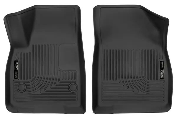 While Supplies Last Husky Liners 17-23 Cadillac XT5/17-23 GMC Acadia 2nd Row Bench X-Act Contour Black Front Floor Liner