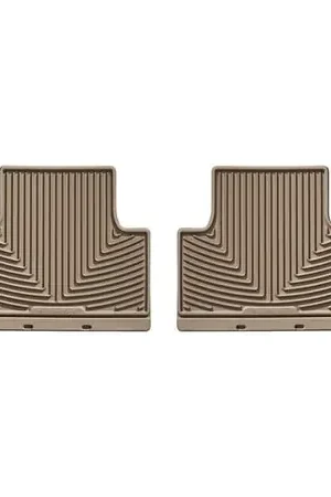 Free Shipping WeatherTech 07+ Volvo S80 Rear Rubber Mats - Tan
