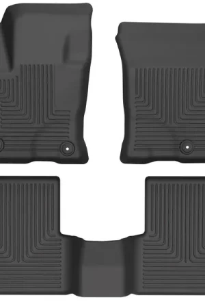 Super Sale Husky Liners 21-22 Ford Bronco Sport WeatherBeater Front & 2nd Seat Floor Liners (Black)