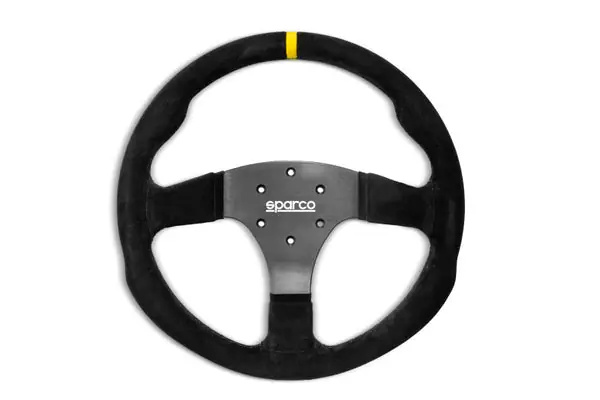 Price Cut Sparco Steering Wheel R330B Suede w/ Button