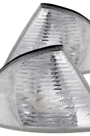 ANZO Corner Lights 1999-2001 BMW 3 Series E46 Euro Corner Lights Chrome Buy Direct